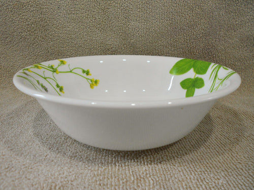1 CORELLE Livingware EUROPEAN HERBS Round 18-oz SOUP CEREAL BOWL Garden Green