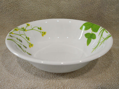 1 CORELLE Livingware EUROPEAN HERBS Round 18-oz SOUP CEREAL BOWL Garden Green