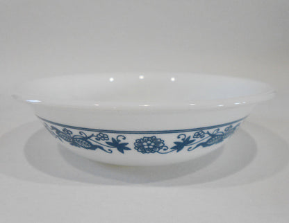 ❤️ 1 Corelle Livingware OLD TOWN BLUE 10-oz DESSERT BOWL Berry 5 1/8" Navy White