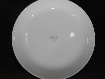 1 Corelle RUDOLPH 10.25" DINNER PLATE Christmas Holiday Crimson Red Snowflakes