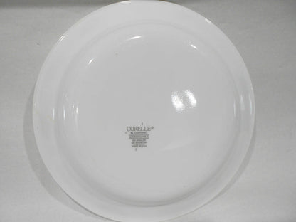 ❤️ 1 Corelle SPEARMINT 15-oz Flat RIMMED SOUP BOWL Pasta Stew 8.5" Green Blue Leaves