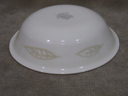 1 Corelle TEXTURED LEAVES 10-oz Fruit DESSERT BOWL *Sandstone Brown Leaf 5 3/8"