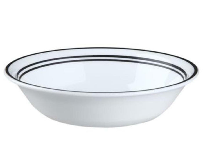 1 NEW Corelle CLASSIC CAFE BLACK 10-oz Dessert BOWL Triple Bands 5 1/2" x 1 3/8"