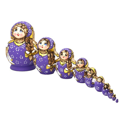 Russian dolls lavender