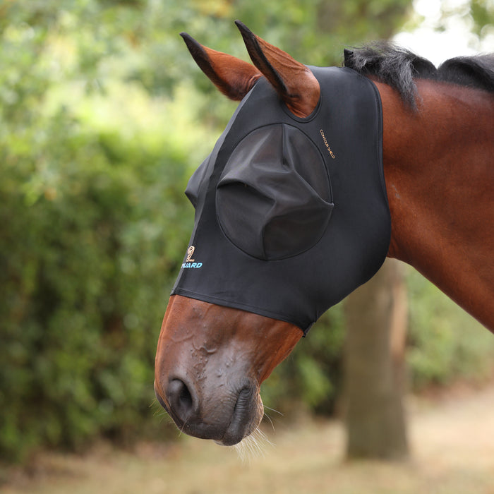 10854 - Shires FlyGuard Pro Stretch Fly Mask with Ear Holes