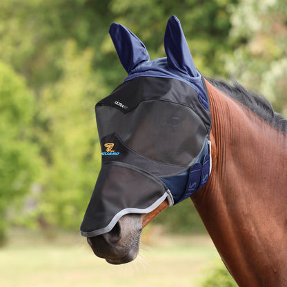 10871 - Shires FlyGuard Pro Deluxe Fly Mask with Ears & Nose