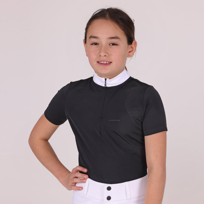 10911 - Aubrion Optima QX Show Shirt - Young Rider