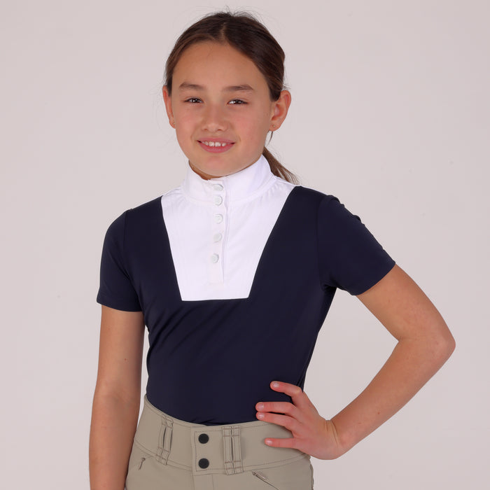 10913 - Aubrion Optima MX Show Shirt - Young Rider