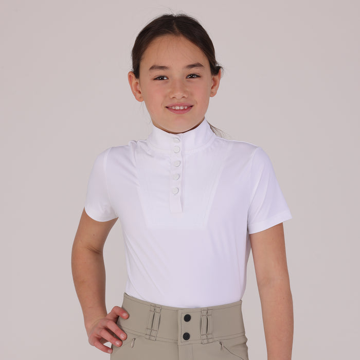 10913 - Aubrion Optima MX Show Shirt - Young Rider