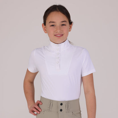 10913 - Aubrion Optima MX Show Shirt - Young Rider
