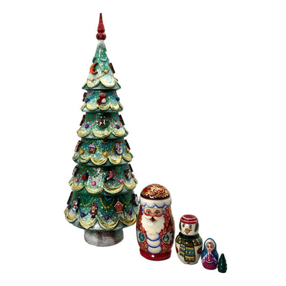 Christmas tree unique gift from Russia