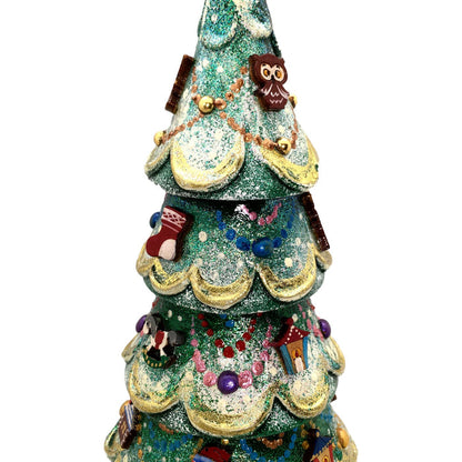 Christmas ornaments tree nesting dolls