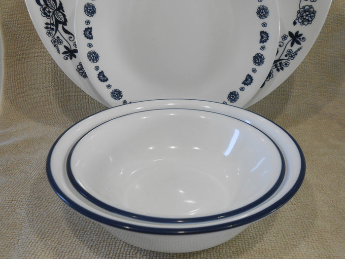 ☃️16-pc Corelle OLD TOWN BLUE DINNERWARE SET Dinner Bread PLATES Dessert BOWLS