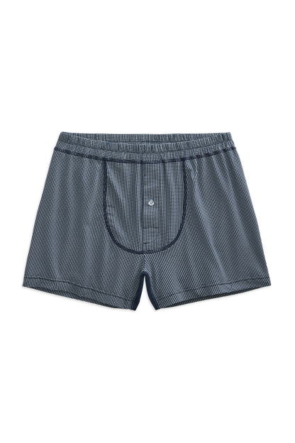 Slate Eye Roll | Front view of the 18-Hour Jersey Knit Boxer in Slate Eye Roll