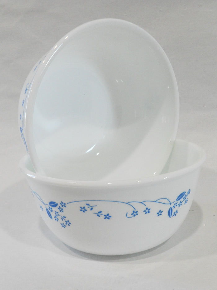 ❤️ 2 Corelle PROVINCIAL BLUE 28-oz SUPER SOUP BOWLS Cereal *English Garden Flowers