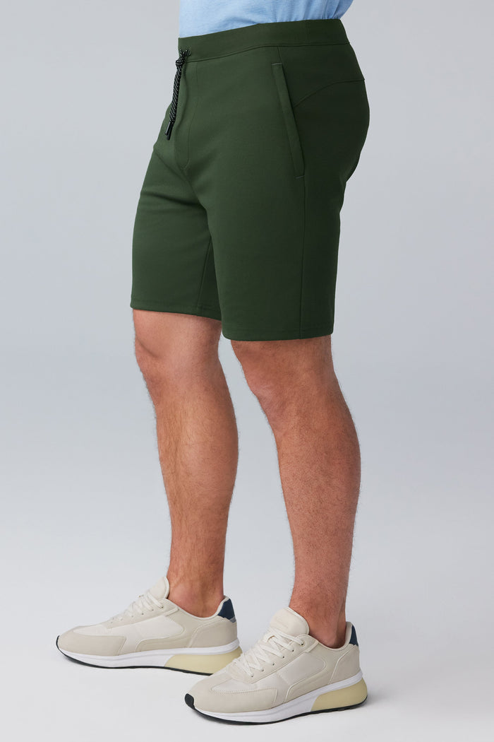 Side view of Atlas Short in Dark Forest