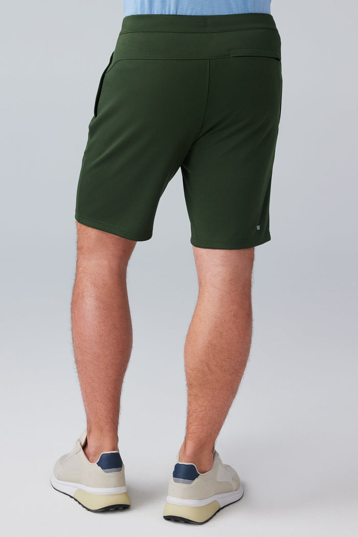 Back view of Atlas Short in Dark Forest