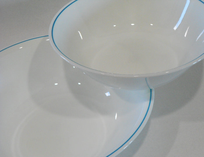 ❤️ 2-pc CORELLE BLUE HEATHER 1 & 2-Qt SERVING BOWLS Corning Expressions