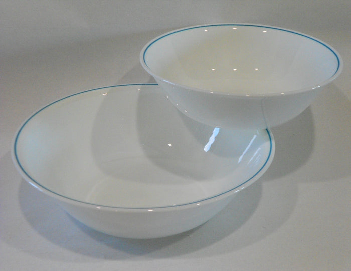 ❤️ 2-pc CORELLE BLUE HEATHER 1 & 2-Qt SERVING BOWLS Corning Expressions
