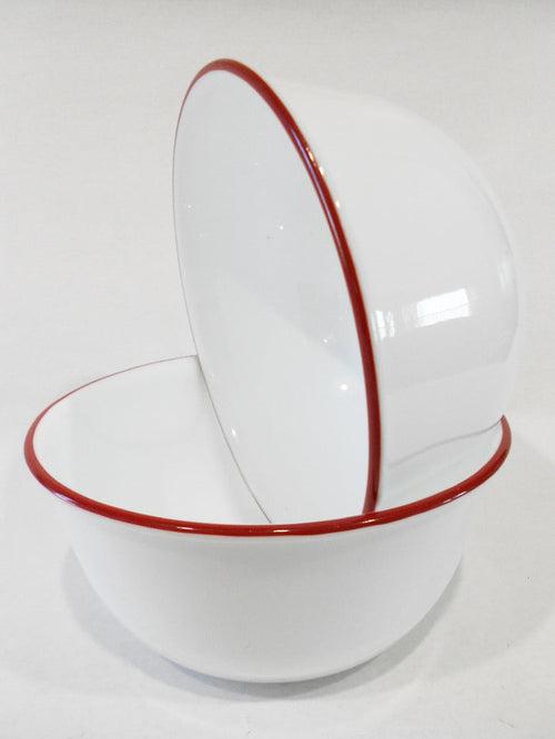 ❤️ 2 Red CORELLE 28-oz SUPER SOUP BOWLS Chili 6 1/4" Bright Radiant Brilliant Holiday