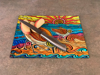 2 Sandpipers Cutting Board