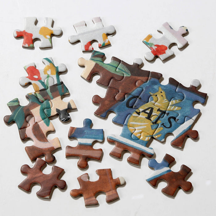 500 Piece Cat Jigsaw Puzzle and Poster