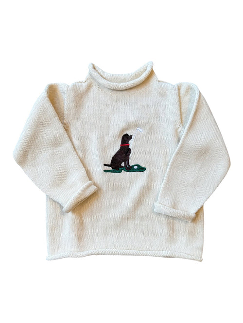 A Soft Idea Greenway Lab Roll Neck Sweater in Natural