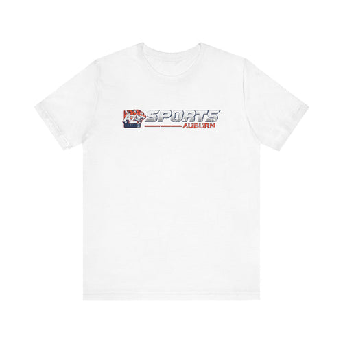 A to Z Sports Auburn Distressed Horizontal T-Shirt