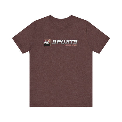A to Z Sports Florida State Horizontal Distressed T-Shirt