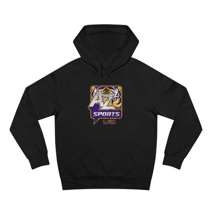 A to Z Sports LSU Distressed Hoodie