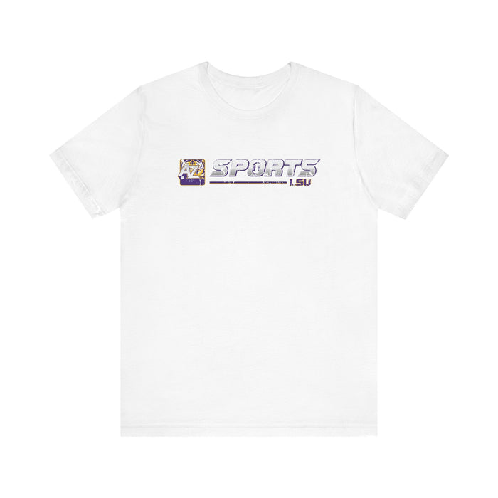 A to Z Sports LSU Distressed Horizontal T-Shirt