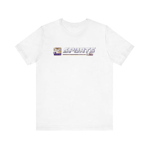 A to Z Sports LSU Distressed Horizontal T-Shirt