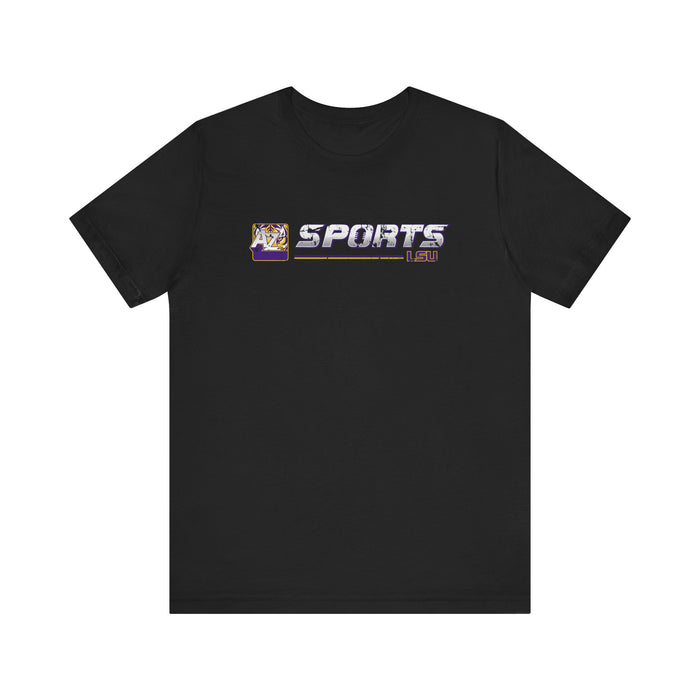A to Z Sports LSU Distressed Horizontal T-Shirt