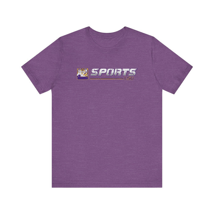 A to Z Sports LSU Distressed Horizontal T-Shirt