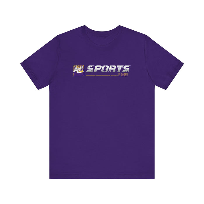 A to Z Sports LSU Distressed Horizontal T-Shirt