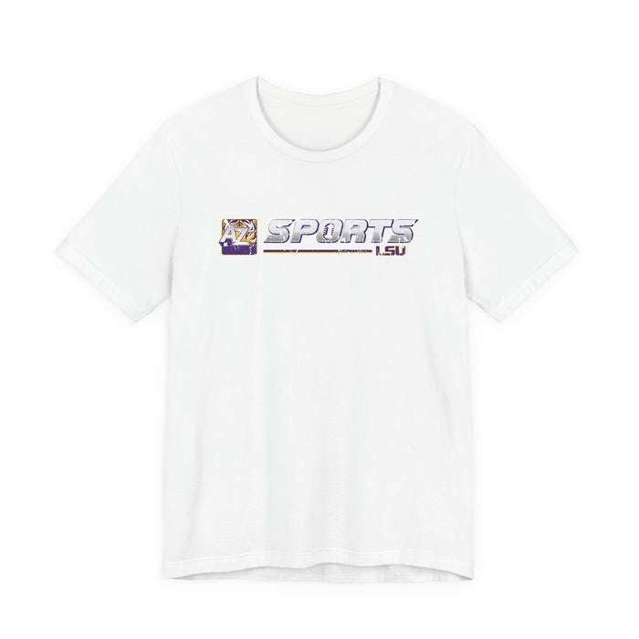 A to Z Sports LSU Distressed Horizontal T-Shirt