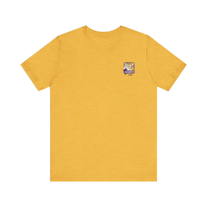 A to Z Sports LSU Distressed Pocket T-Shirt