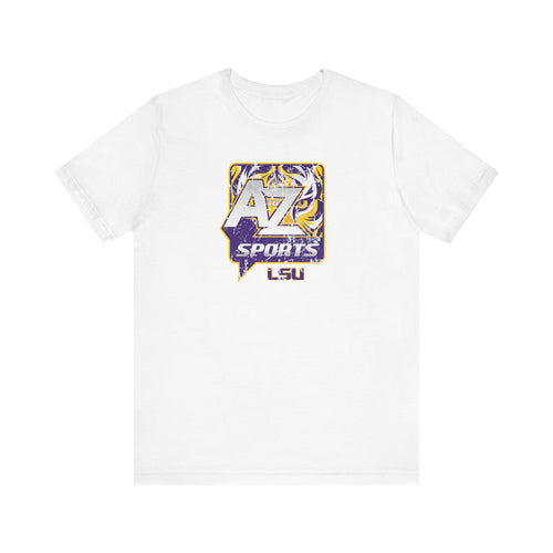 A to Z Sports LSU Distressed T-Shirt