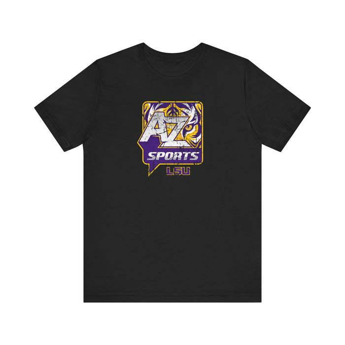 A to Z Sports LSU Distressed T-Shirt