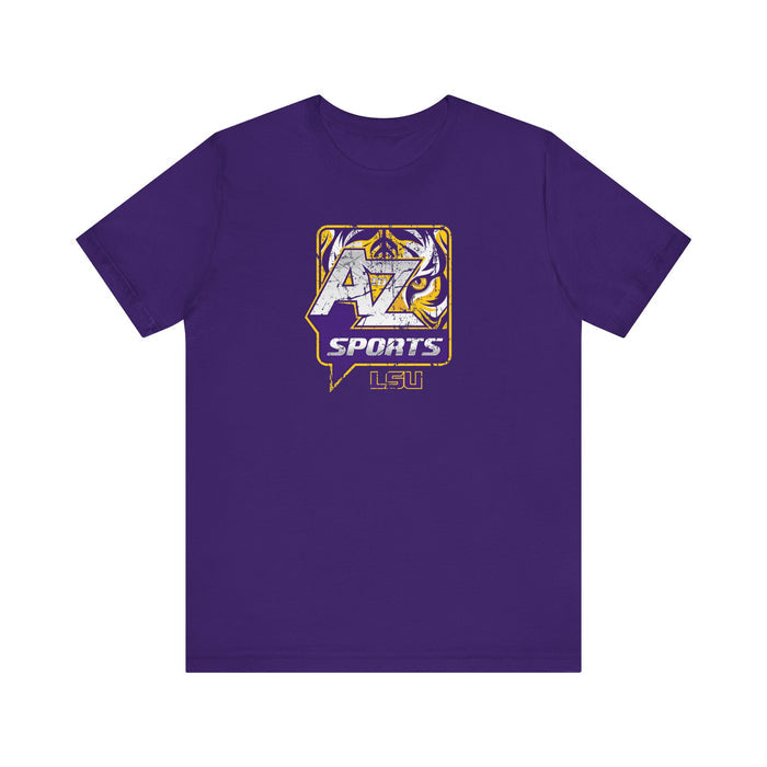 A to Z Sports LSU Distressed T-Shirt