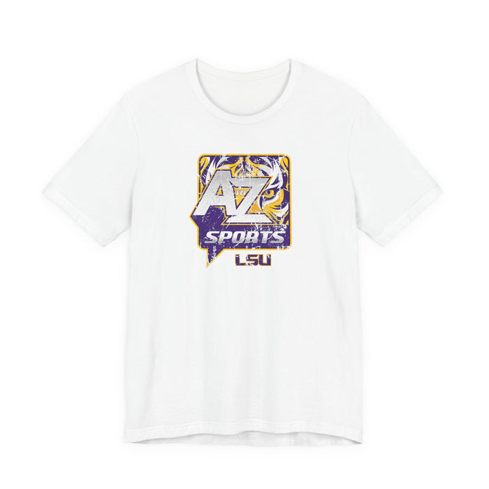 A to Z Sports LSU Distressed T-Shirt