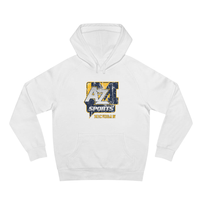 A to Z Sports Michigan Distressed Hoodie
