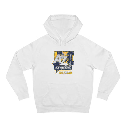 A to Z Sports Michigan Distressed Hoodie