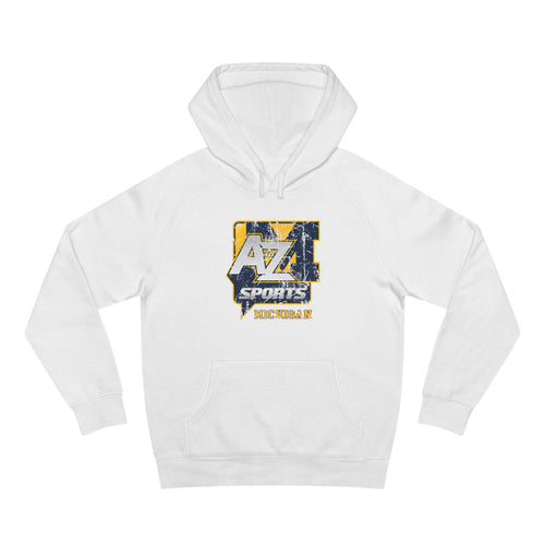 A to Z Sports Michigan Distressed Hoodie