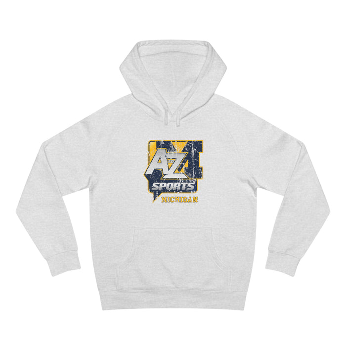 A to Z Sports Michigan Distressed Hoodie
