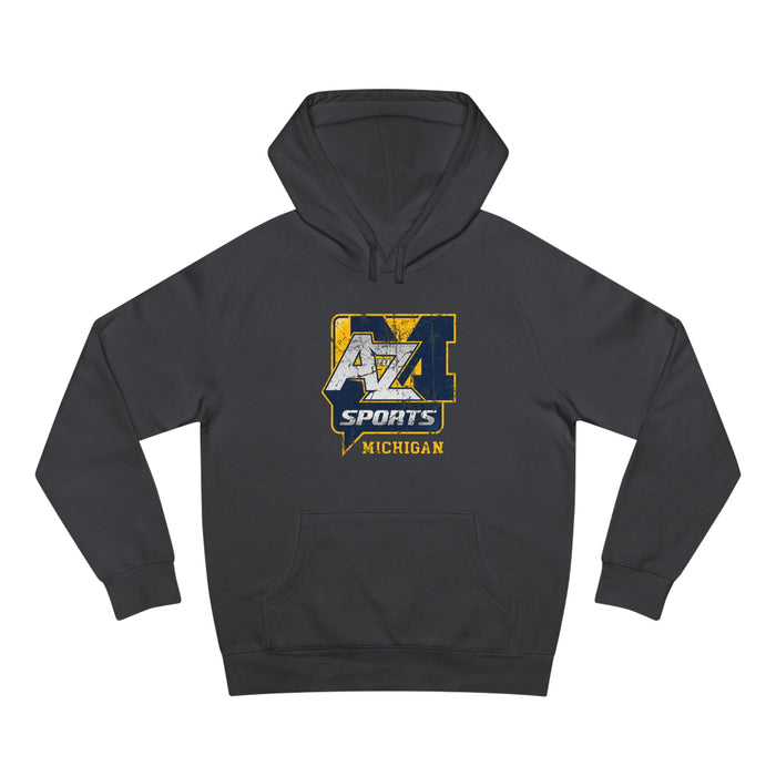 A to Z Sports Michigan Distressed Hoodie