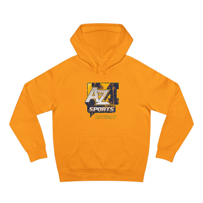 A to Z Sports Michigan Distressed Hoodie