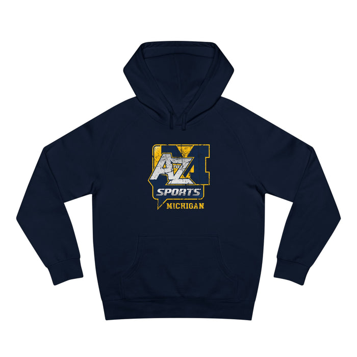 A to Z Sports Michigan Distressed Hoodie