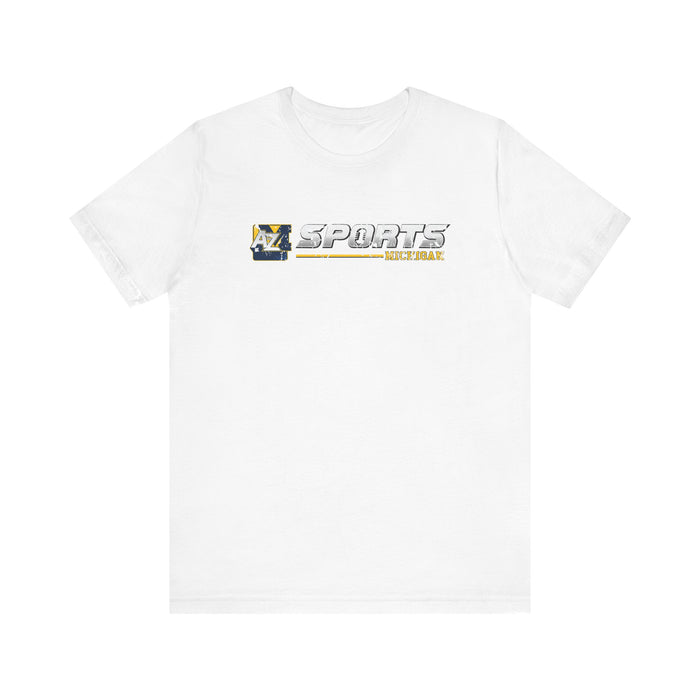 A to Z Sports Michigan Distressed Horizontal T-Shirt