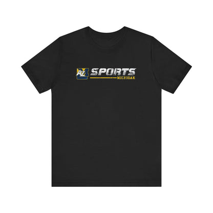 A to Z Sports Michigan Distressed Horizontal T-Shirt